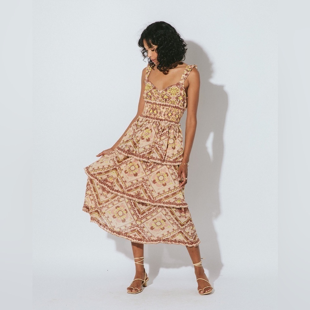 Cleobella Multicolor Patterned Maxi Dress